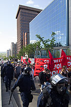 Manifestation du 9 juin à Québec, surveillée de près par l’antiémeute